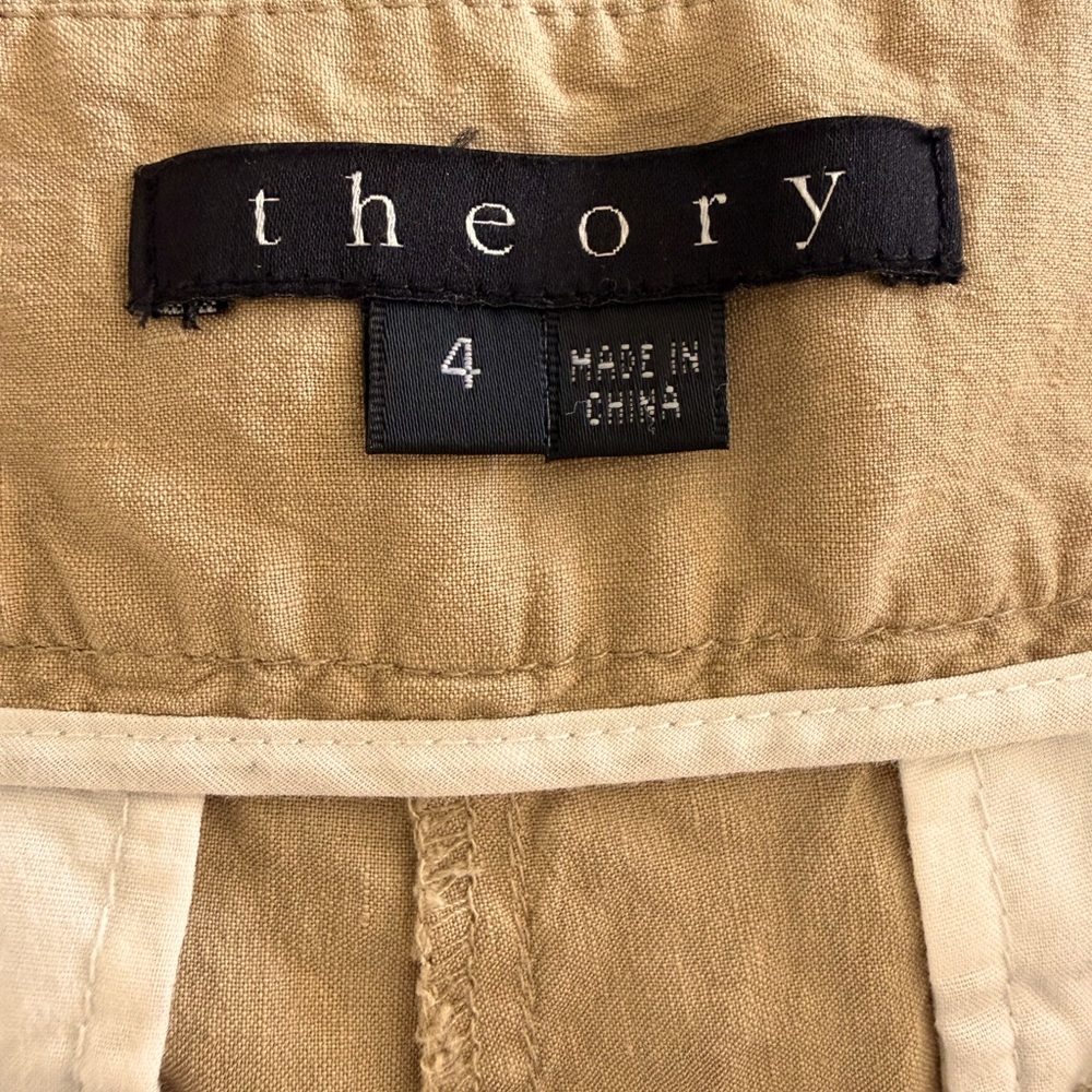 Theory Linen Bermuda shorts Size 4 - Picture 9 of 9
